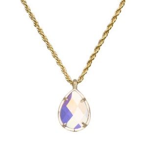 Kendra Scott Iridescent Clear Kiri Necklace
